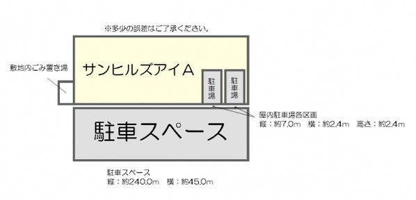 サンヒルズアイＡの物件外観写真